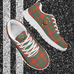 ScotsTee Shop Scottish MacIntosh Ancient Clan Crest Tartan Sneakers Tartan Casual Shoes
