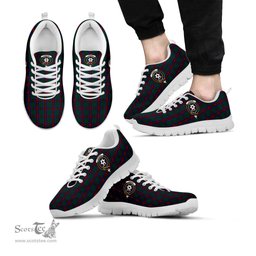 ScotsTee Shop Scottish Jardine Dress Clan Crest Tartan Sneakers Tartan Casual Shoes