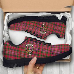 ScotsTee Shop Scottish MacAlister Modern Clan Crest Tartan Sneakers Tartan Casual Shoes