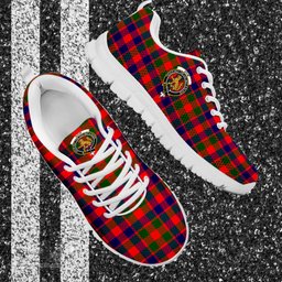 ScotsTee Shop Scottish Gow Modern Clan Crest Tartan Sneakers Tartan Casual Shoes