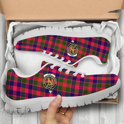 ScotsTee Shop Scottish Gow Modern Clan Crest Tartan Sneakers Tartan Casual Shoes