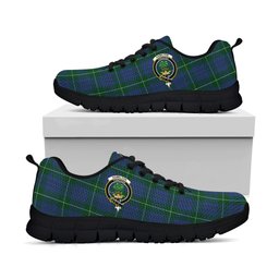 ScotsTee Shop Scottish Hamilton Hunting Clan Crest Tartan Sneakers Tartan Casual Shoes