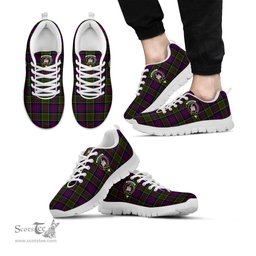 ScotsTee Shop Scottish MacDonald of Clan Ranald Modern Clan Crest Tartan Sneakers Tartan Casual Shoes