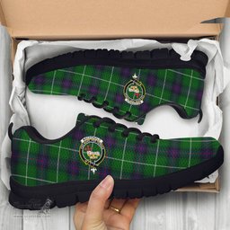 ScotsTee Shop Scottish MacDonald of The Isles Clan Crest Tartan Sneakers Tartan Casual Shoes