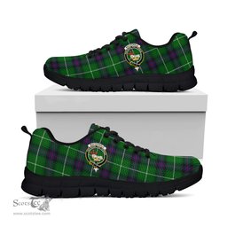 ScotsTee Shop Scottish MacDonald of The Isles Clan Crest Tartan Sneakers Tartan Casual Shoes