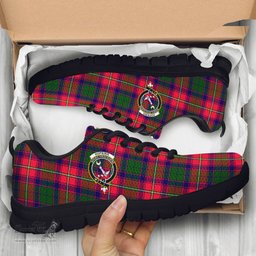 ScotsTee Shop Scottish Hopkirk Clan Crest Tartan Sneakers Tartan Casual Shoes