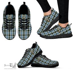 ScotsTee Shop Scottish Henderson Dress Clan Crest Tartan Sneakers Tartan Casual Shoes