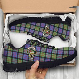 ScotsTee Shop Scottish MacDonald Ancient Clan Crest Tartan Sneakers Tartan Casual Shoes