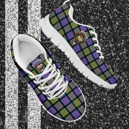 ScotsTee Shop Scottish MacDonald Ancient Clan Crest Tartan Sneakers Tartan Casual Shoes