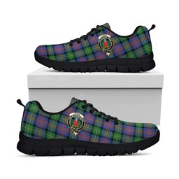ScotsTee Shop Scottish Logan Ancient Clan Crest Tartan Sneakers Tartan Casual Shoes