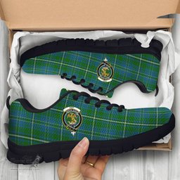 ScotsTee Shop Scottish Hay Hunting Clan Crest Tartan Sneakers Tartan Casual Shoes