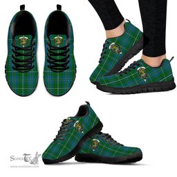 ScotsTee Shop Scottish Hay Hunting Clan Crest Tartan Sneakers Tartan Casual Shoes