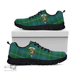 ScotsTee Shop Scottish Hay Hunting Clan Crest Tartan Sneakers Tartan Casual Shoes