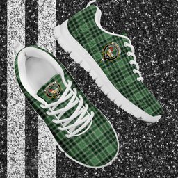 ScotsTee Shop Scottish MacDonald Lord of the Isles Hunting Clan Crest Tartan Sneakers Tartan Casual Shoes