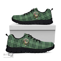 ScotsTee Shop Scottish MacDonald Lord of the Isles Hunting Clan Crest Tartan Sneakers Tartan Casual Shoes
