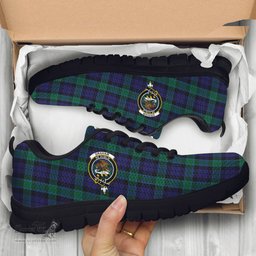 ScotsTee Shop Scottish Graham of Menteith Clan Crest Tartan Sneakers Tartan Casual Shoes