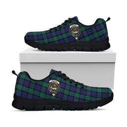 ScotsTee Shop Scottish Graham of Menteith Clan Crest Tartan Sneakers Tartan Casual Shoes