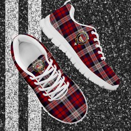 ScotsTee Shop Scottish MacDonald Dress Irish Clan Crest Tartan Sneakers Tartan Casual Shoes