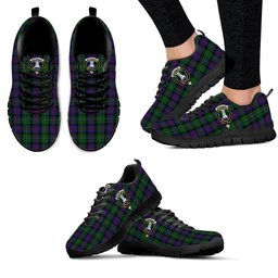 ScotsTee Shop Scottish MacCallum Clan Crest Tartan Sneakers Tartan Casual Shoes