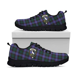 ScotsTee Shop Scottish Hunter Modern Clan Crest Tartan Sneakers Tartan Casual Shoes