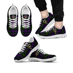 ScotsTee Shop Scottish MacDonald Clan Crest Tartan Sneakers Tartan Casual Shoes