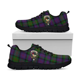 ScotsTee Shop Scottish MacDonald Clan Crest Tartan Sneakers Tartan Casual Shoes