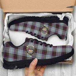 ScotsTee Shop Scottish MacDonald Dress Ancient Clan Crest Tartan Sneakers Tartan Casual Shoes