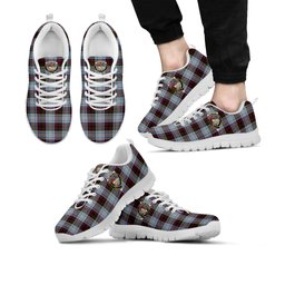 ScotsTee Shop Scottish MacDonald Dress Ancient Clan Crest Tartan Sneakers Tartan Casual Shoes