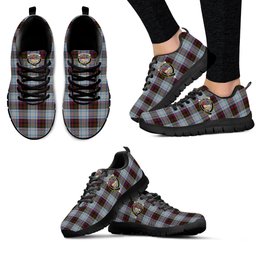ScotsTee Shop Scottish MacDonald Dress Ancient Clan Crest Tartan Sneakers Tartan Casual Shoes