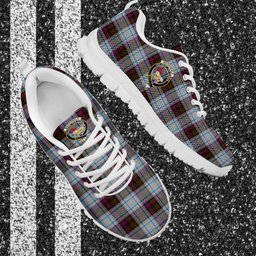 ScotsTee Shop Scottish MacDonald Dress Ancient Clan Crest Tartan Sneakers Tartan Casual Shoes