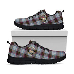 ScotsTee Shop Scottish MacDonald Dress Ancient Clan Crest Tartan Sneakers Tartan Casual Shoes