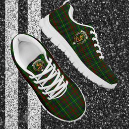 ScotsTee Shop Scottish MacKintosh Hunting Clan Crest Tartan Sneakers Tartan Casual Shoes