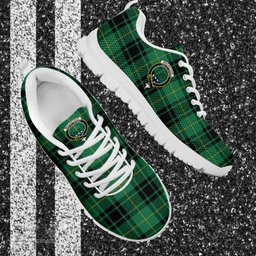 ScotsTee Shop Scottish MacArthur Ancient Clan Crest Tartan Sneakers Tartan Casual Shoes