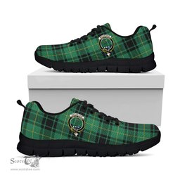 ScotsTee Shop Scottish MacArthur Ancient Clan Crest Tartan Sneakers Tartan Casual Shoes