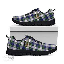 ScotsTee Shop Scottish Gordon Dress Modern Clan Crest Tartan Sneakers Tartan Casual Shoes