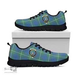 ScotsTee Shop Scottish MacIntyre Hunting Ancient Clan Crest Tartan Sneakers Tartan Casual Shoes