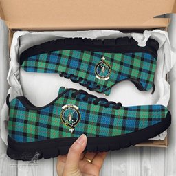 ScotsTee Shop Scottish Gunn Ancient Clan Crest Tartan Sneakers Tartan Casual Shoes
