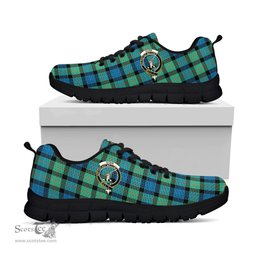 ScotsTee Shop Scottish Gunn Ancient Clan Crest Tartan Sneakers Tartan Casual Shoes