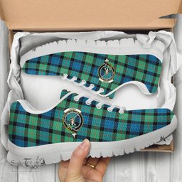 ScotsTee Shop Scottish Gunn Ancient Clan Crest Tartan Sneakers Tartan Casual Shoes