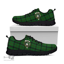 ScotsTee Shop Scottish Kincaid Clan Crest Tartan Sneakers Tartan Casual Shoes