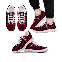 ScotsTee Shop Scottish MacLachlan Modern Clan Crest Tartan Sneakers Tartan Casual Shoes