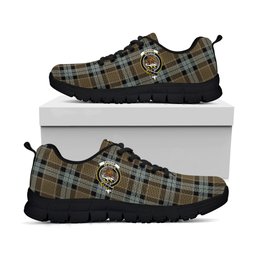 ScotsTee Shop Scottish Graham of Menteith Weathered Clan Crest Tartan Sneakers Tartan Casual Shoes