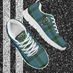 ScotsTee Shop Scottish MacInnes Ancient Clan Crest Tartan Sneakers Tartan Casual Shoes