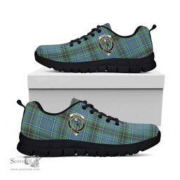 ScotsTee Shop Scottish MacInnes Ancient Clan Crest Tartan Sneakers Tartan Casual Shoes