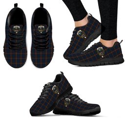 ScotsTee Shop Scottish MacLaine of Lochbuie Hunting Clan Crest Tartan Sneakers Tartan Casual Shoes
