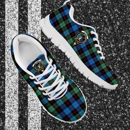 ScotsTee Shop Scottish Guthrie Ancient Clan Crest Tartan Sneakers Tartan Casual Shoes