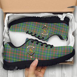 ScotsTee Shop Scottish MacIntosh Hunting Ancient Clan Crest Tartan Sneakers Tartan Casual Shoes