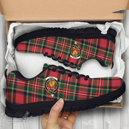 ScotsTee Shop Scottish Lyle Clan Crest Tartan Sneakers Tartan Casual Shoes