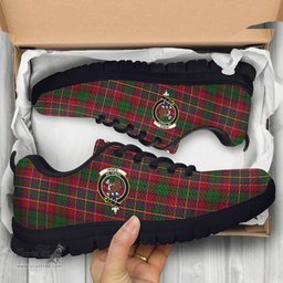 ScotsTee Shop Scottish Innes Clan Crest Tartan Sneakers Tartan Casual Shoes