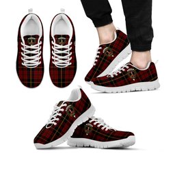 ScotsTee Shop Scottish MacAlister of Skye Clan Crest Tartan Sneakers Tartan Casual Shoes